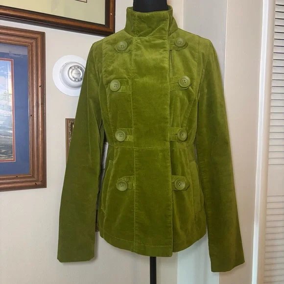 Mossimo Supply Co. Green Double-Breasted Pea Coat - Picture 1 of 3